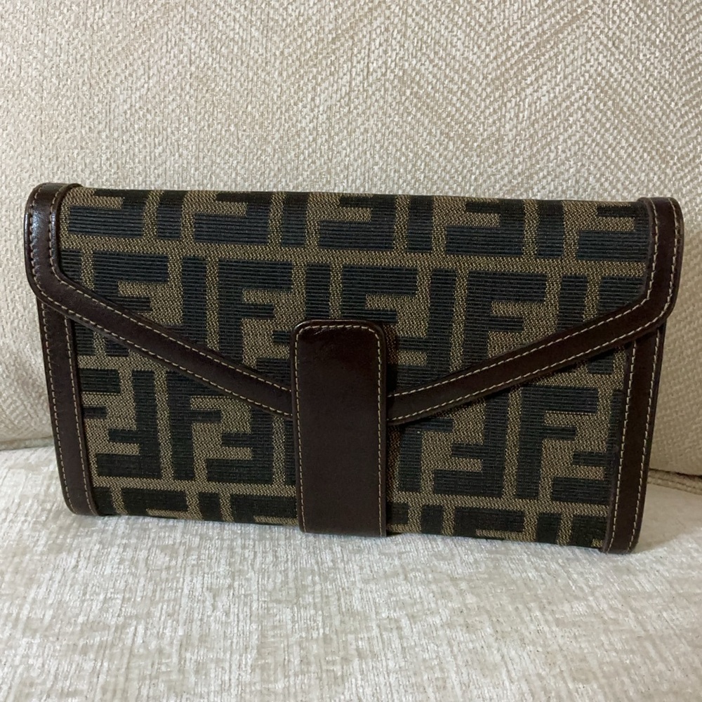 Fendi Zucca Vintage Long Wallet